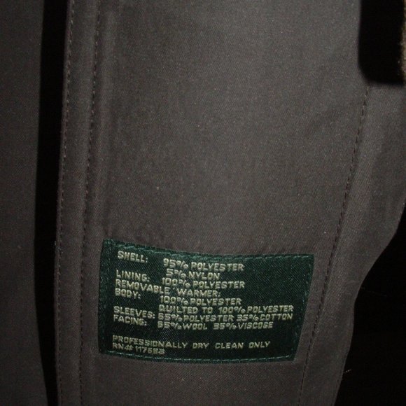 Ralph Lauren Coat removable Lining Jacket Ralph Lauren Trench Coat Mens - Picture 14 of 16